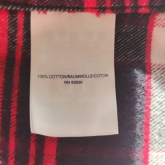 Lands End Men's Flannel XXL - Picture 5 of 6